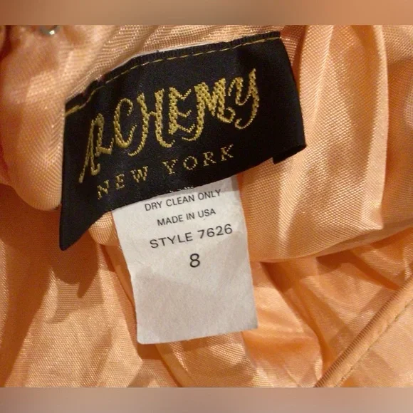 Vintage Y2K Alchemy New York formal dress size 8 - Picture 6 of 6